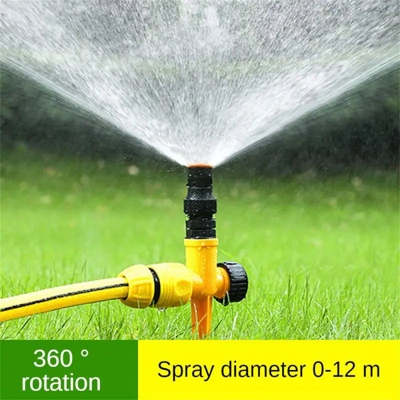 Rotation Garden Sprinkler Irrigation Watering System Automatic Agriculture Garden Lawn Farm Greenhouse Spray Nozzle Tool