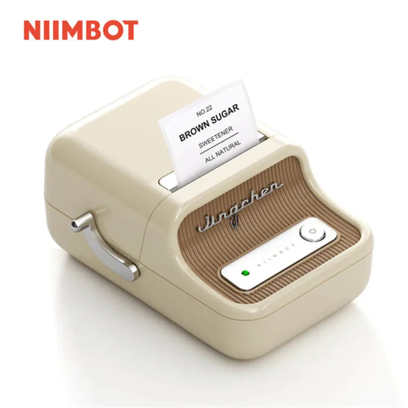 Portable Thermal Printer Bluetooth Wireless Sticker Printer With Self-adhesive Labels For Barcode Clothing Jewelry